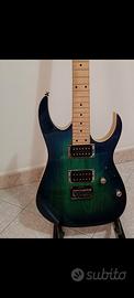 Chitarra elettrica Ibanez Blue Moon RG421AHM-BMT