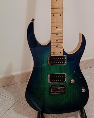 Chitarra elettrica Ibanez Blue Moon RG421AHM-BMT