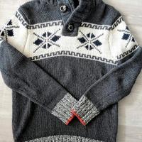 Superdry maglione lana tg L zip 27E