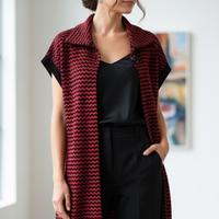 cardigan smanicato 