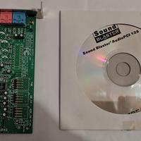 Scheda audio Sound Blaster 128 - vintage - nuova