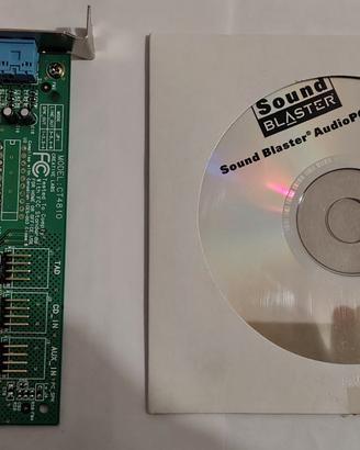 Scheda audio Sound Blaster 128 - vintage - nuova