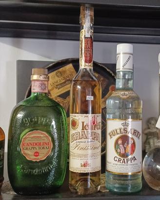 RARO LOTTO 5 GRAPPE ANNI 70/80 MARCHI VARI FAMOSI