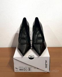 Decolletè con tacco, vernice, nero, Aldo, N.41,5