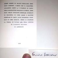 libro M.Bergamo GIUNCO Pensatore ed.Tallone 1963