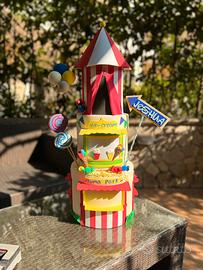 Torta scenografica Luna Park 83
