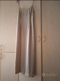 Vestito lungo estivo beige Rose d.