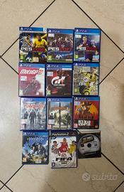 Giochi PS4-Ps2 con scatola e libretti