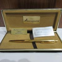 MONTEGRAPPA penna a sfera gold plated, funzionante