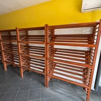 SCAFFALI IN LEGNO PER NEGOZIO FRUTTA E VERDURA