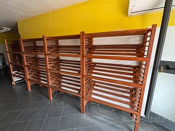 SCAFFALI IN LEGNO PER NEGOZIO FRUTTA E VERDURA