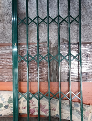 Cancello porta a fisarmonica