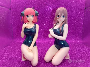 anime figure Nino Miku nakano blue school swimsuit