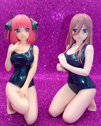 anime figure Nino Miku nakano blue school swimsuit