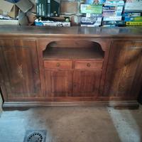 Mobile credenza in legno massello di noce