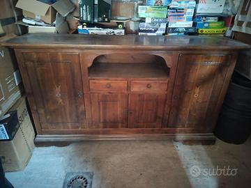 Mobile credenza in legno massello di noce