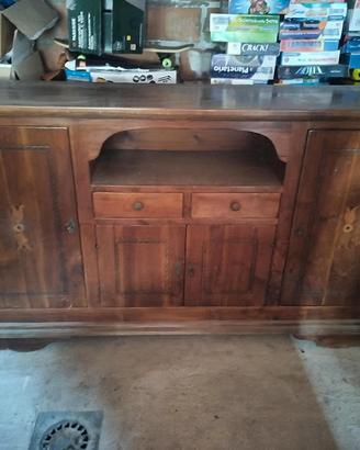Mobile credenza in legno massello di noce