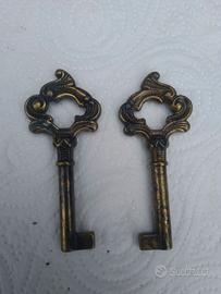 2 Chiavi nuove stile antico per mobili