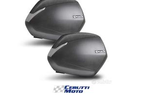 Coppia bauletti laterali shad nero carbonio sh 36