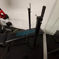 panca con porta bilanciere