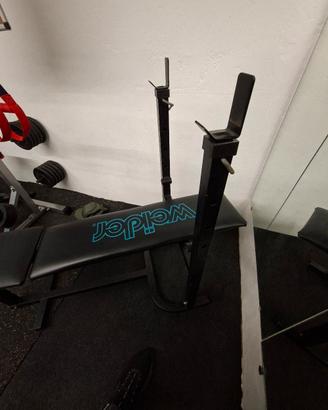 panca con porta bilanciere