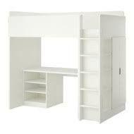 Stuva ikea letto soppalco con armadio e scrivania