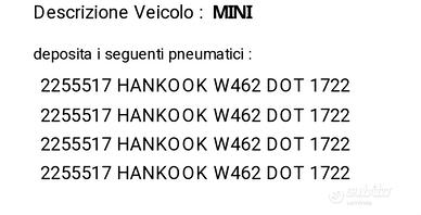 Pneumatici invernali Hankook