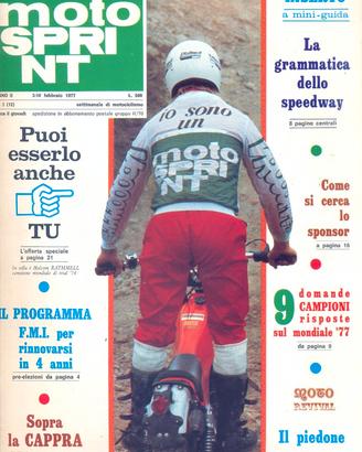 Rivista MOTOSPRINT numero 5 anno 1977