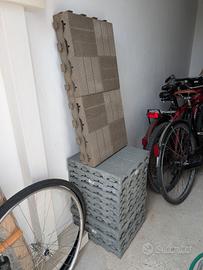 Pavimento componibile garage/giardino