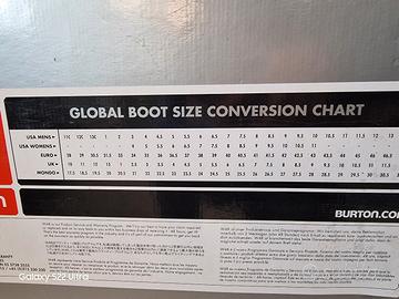 scarponi snowboard burton uomo