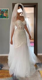 Abito da sposa a sirena