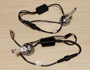 Coppia di lampadine H1 a LED 6000k con ventola 