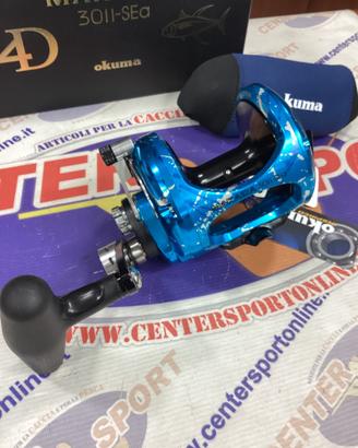 MULINELLO OKUMA MAKAIRA 30II SEA TRI TONE BLUE