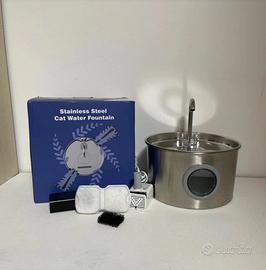 Fontana Automatica Gatto 2.2 litri  Acciaio inox 