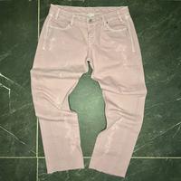 Jeans pinko strappati rosa