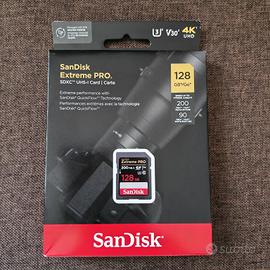 scheda memoria Sandisk 128gb