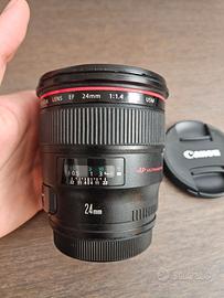 Canon 24mm f1.4 EF - L Series Full Frame