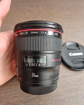 Canon 24mm f1.4 EF - L Series Full Frame