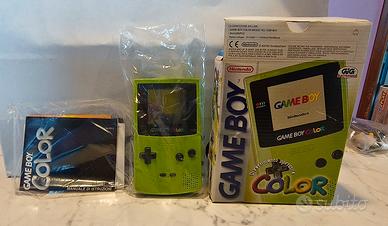 Game Boy Color LIME 9 Giochi Scatola PAL-ITA