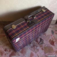 Valigia vintage in stoffa