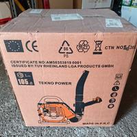 Soffiatore con zaino motore a scoppio 