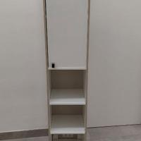 Mobile a colonna da bagno bianco opaco 160 cm