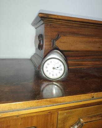 Orologio meccanico da scrivania con "sveglia"