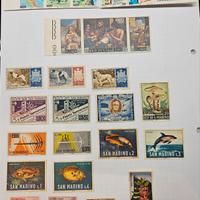 Francobolli San Marino nuovi pre euro