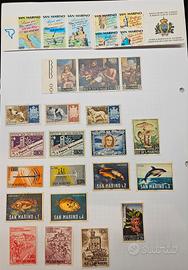 Francobolli San Marino nuovi pre euro