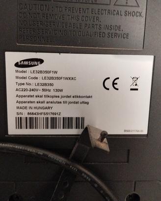 televisione Samsung 