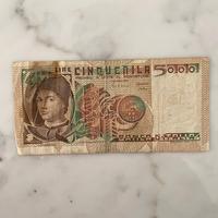 5000 mila lire di carta serie VA 681008 N