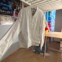 🤍 Bomber bianco – Stile minimal 🤍