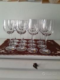 Servizio 12 calici Cristallo di Boemia originale (