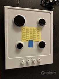 Piano cottura a gas - bianco